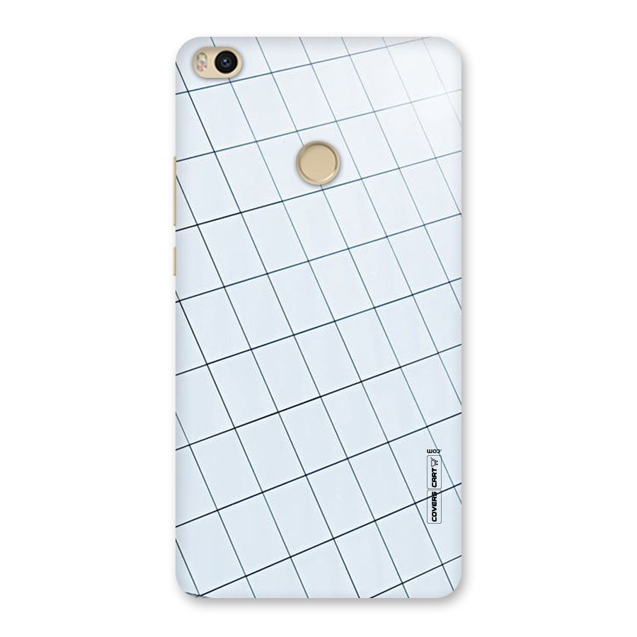 Glass Square Wall Back Case for Mi Max 2
