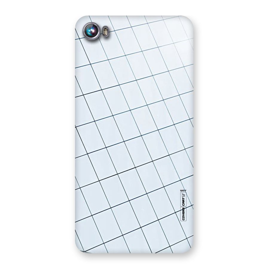 Glass Square Wall Back Case for Micromax Canvas Fire 4 A107