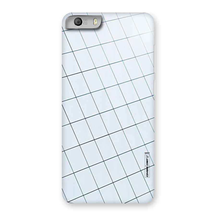 Glass Square Wall Back Case for Micromax Canvas Knight 2