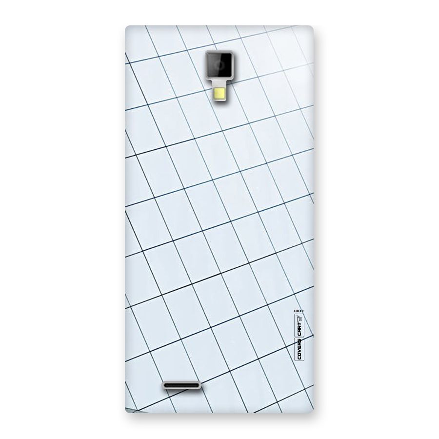 Glass Square Wall Back Case for Micromax Canvas Xpress A99