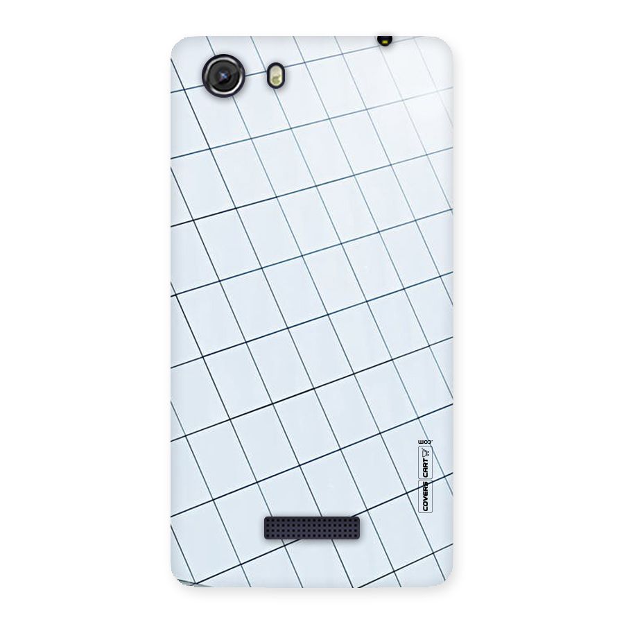 Glass Square Wall Back Case for Micromax Unite 3