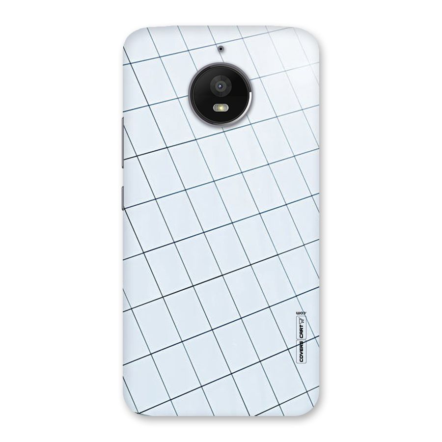 Glass Square Wall Back Case for Moto E4 Plus