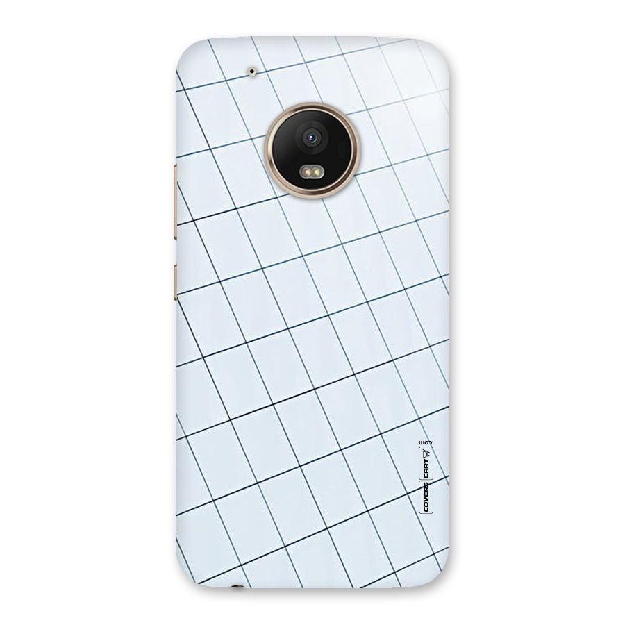 Glass Square Wall Back Case for Moto G5 Plus