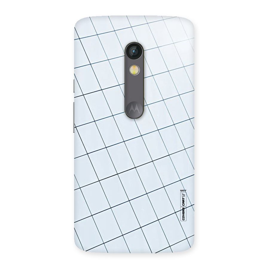 Glass Square Wall Back Case for Moto X Play