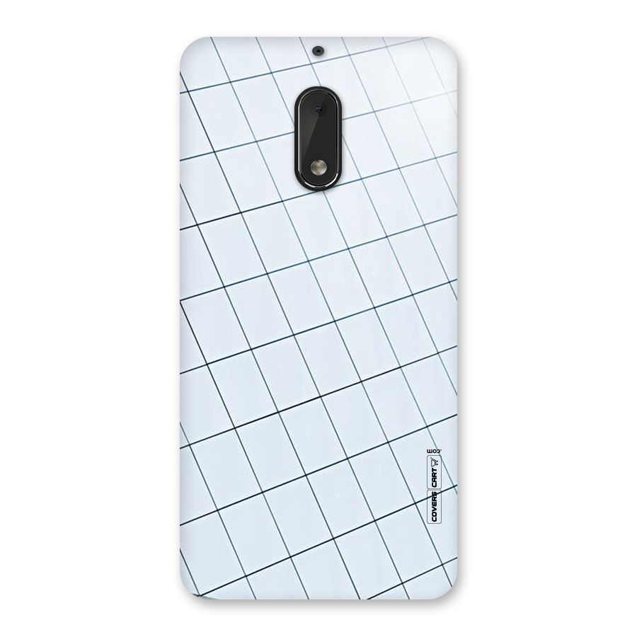 Glass Square Wall Back Case for Nokia 6