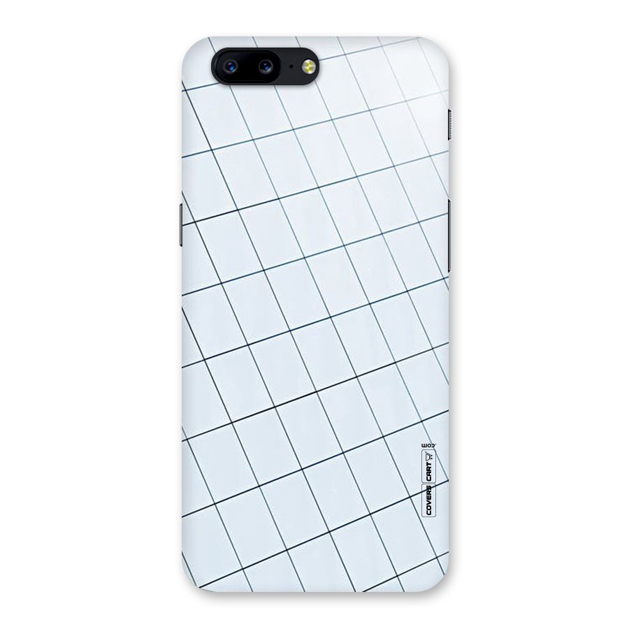 Glass Square Wall Back Case for OnePlus 5