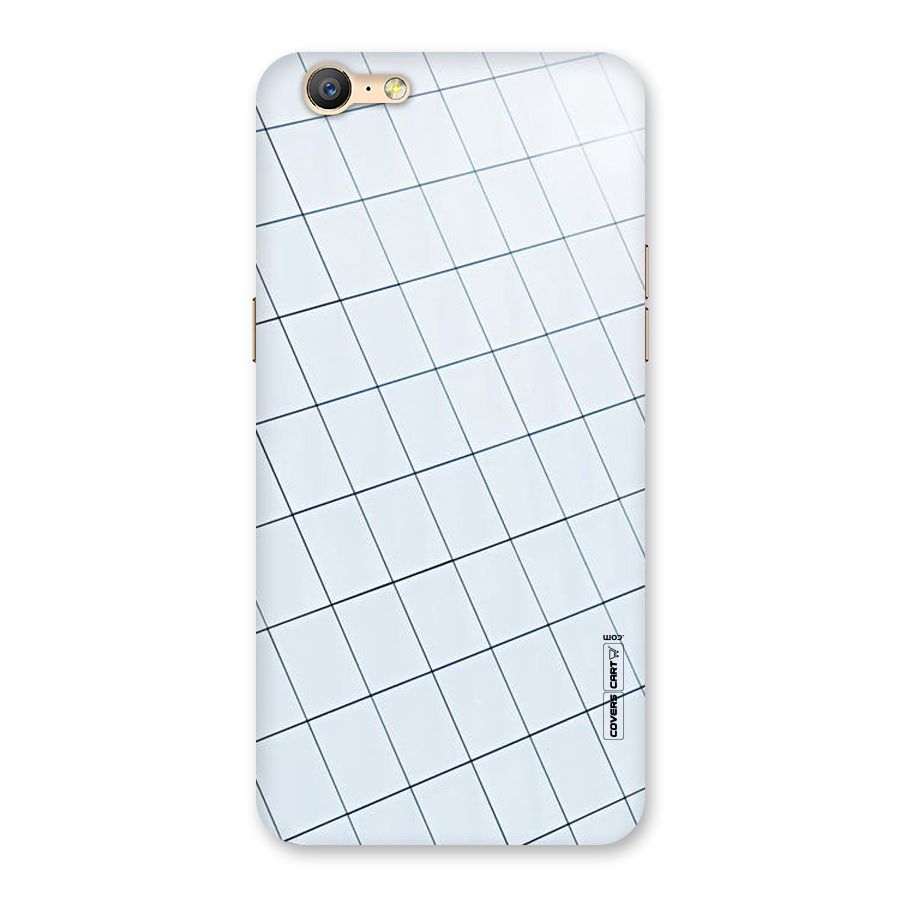 Glass Square Wall Back Case for Oppo A57