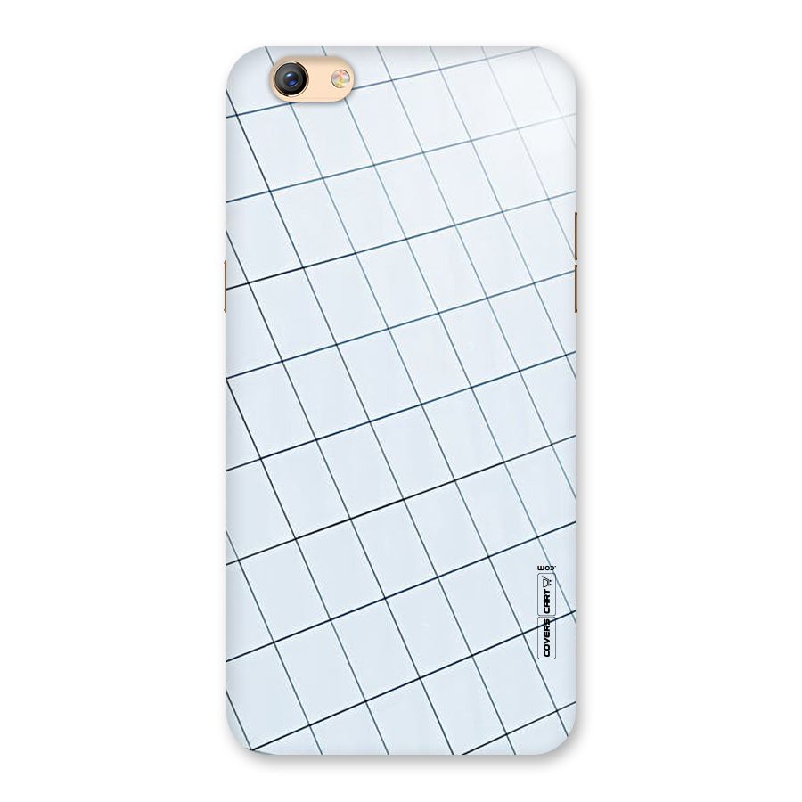 Glass Square Wall Back Case for Oppo F3 Plus