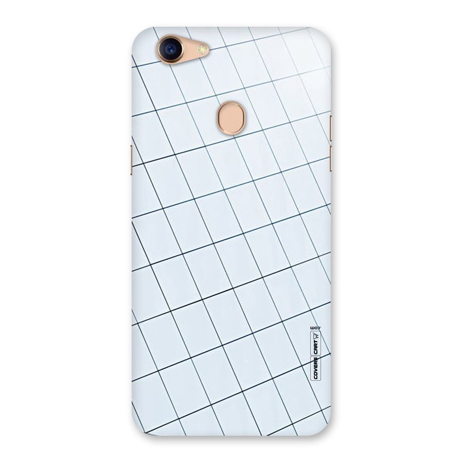 Glass Square Wall Back Case for Oppo F5