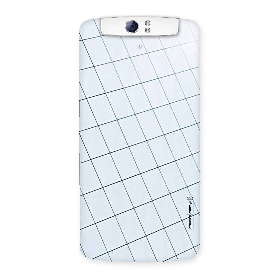 Glass Square Wall Back Case for Oppo N1