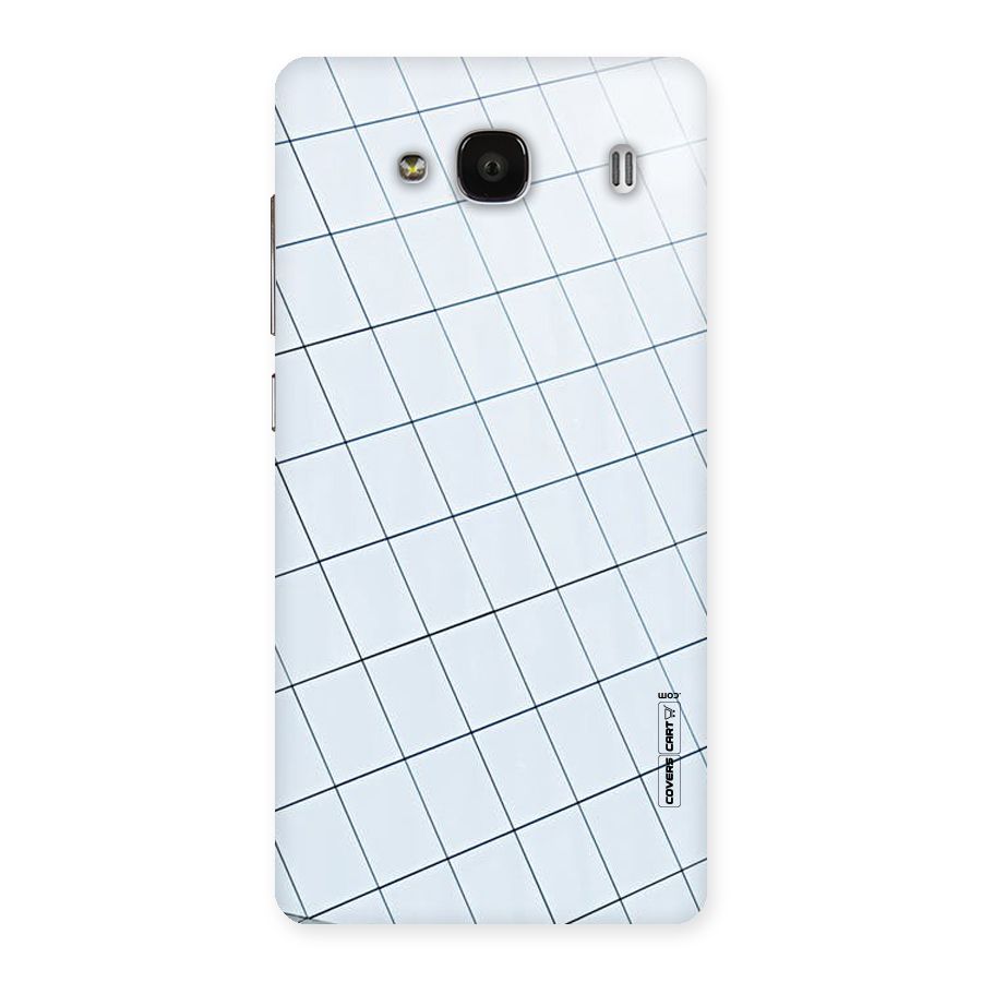 Glass Square Wall Back Case for Redmi 2