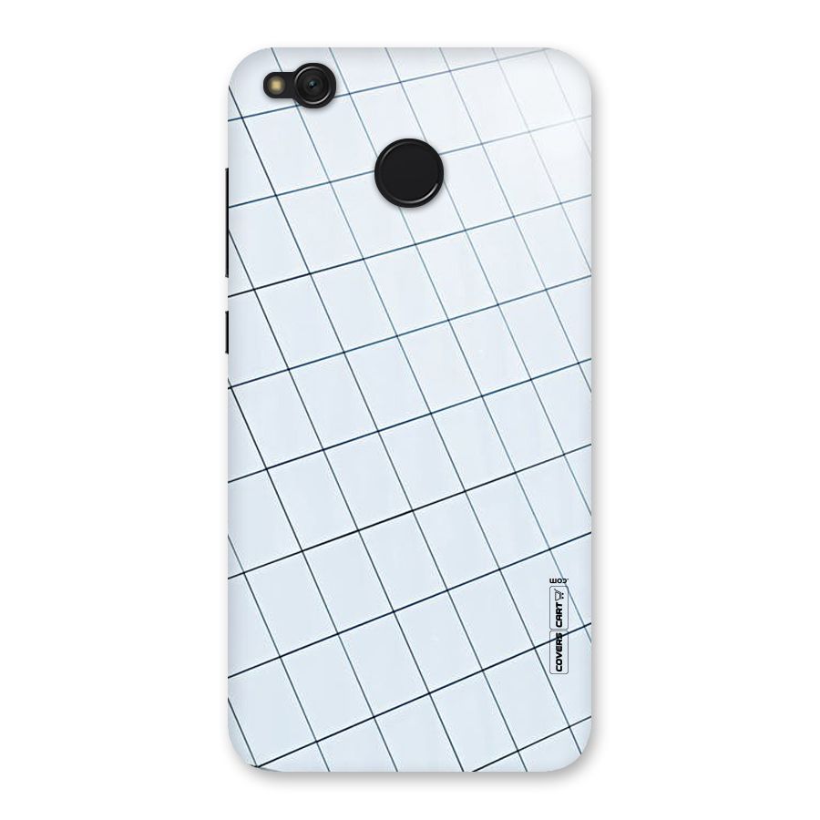 Glass Square Wall Back Case for Redmi 4