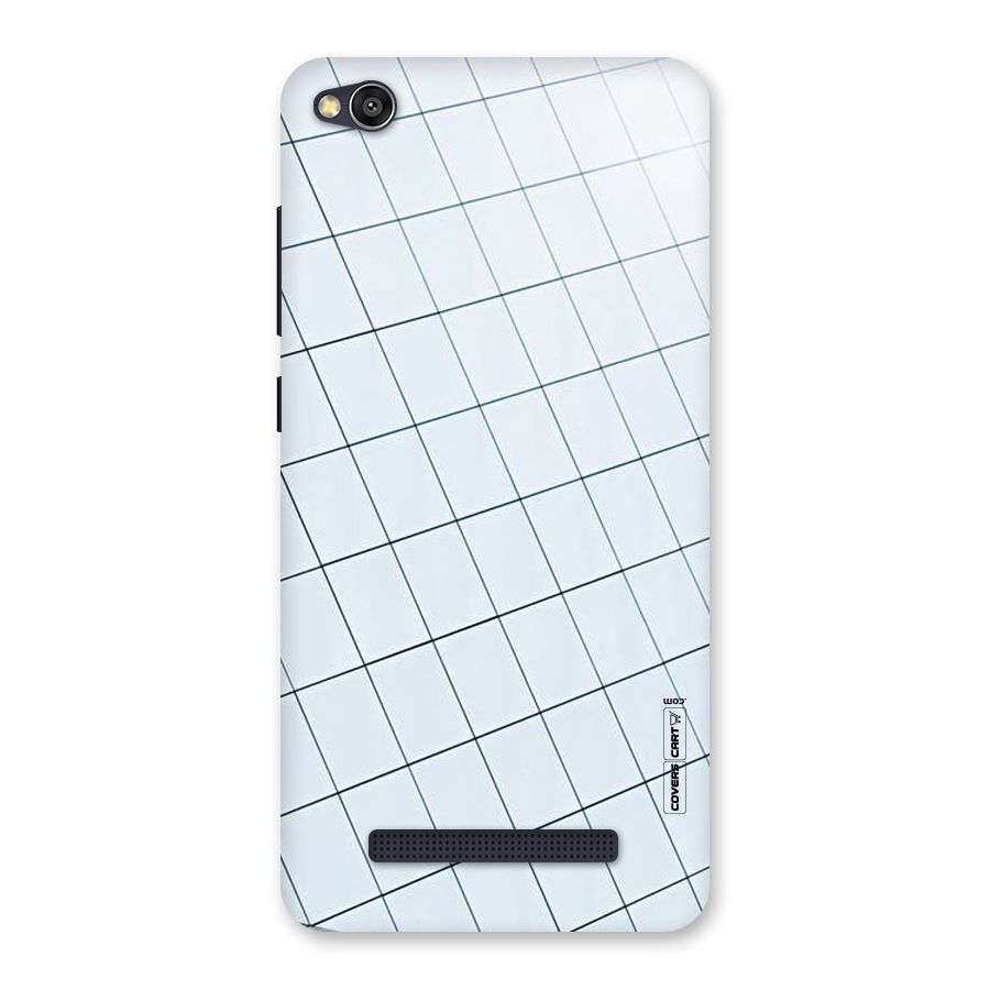 Glass Square Wall Back Case for Redmi 4A