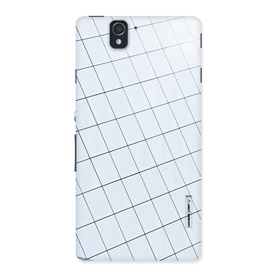 Glass Square Wall Back Case for Sony Xperia Z