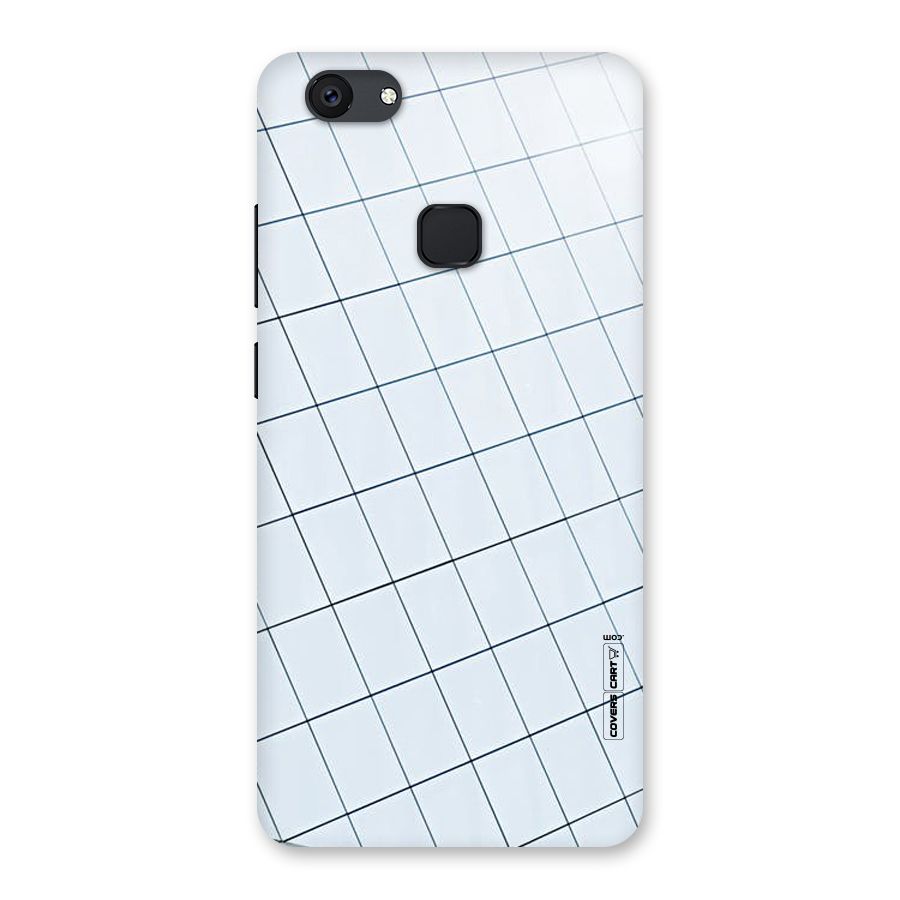 Glass Square Wall Back Case for Vivo V7 Plus