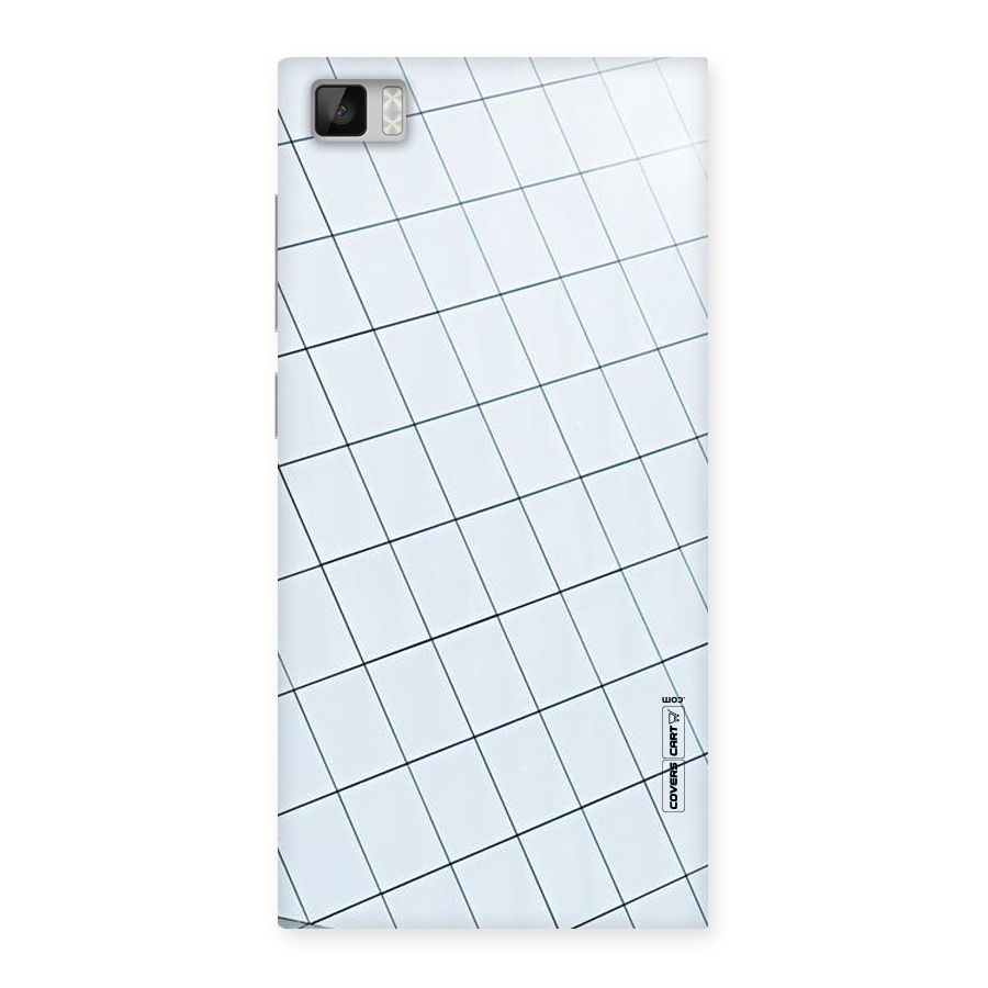 Glass Square Wall Back Case for Xiaomi Mi3