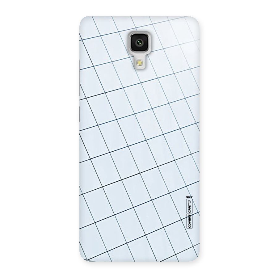 Glass Square Wall Back Case for Xiaomi Mi 4