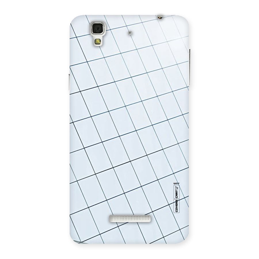 Glass Square Wall Back Case for YU Yureka Plus