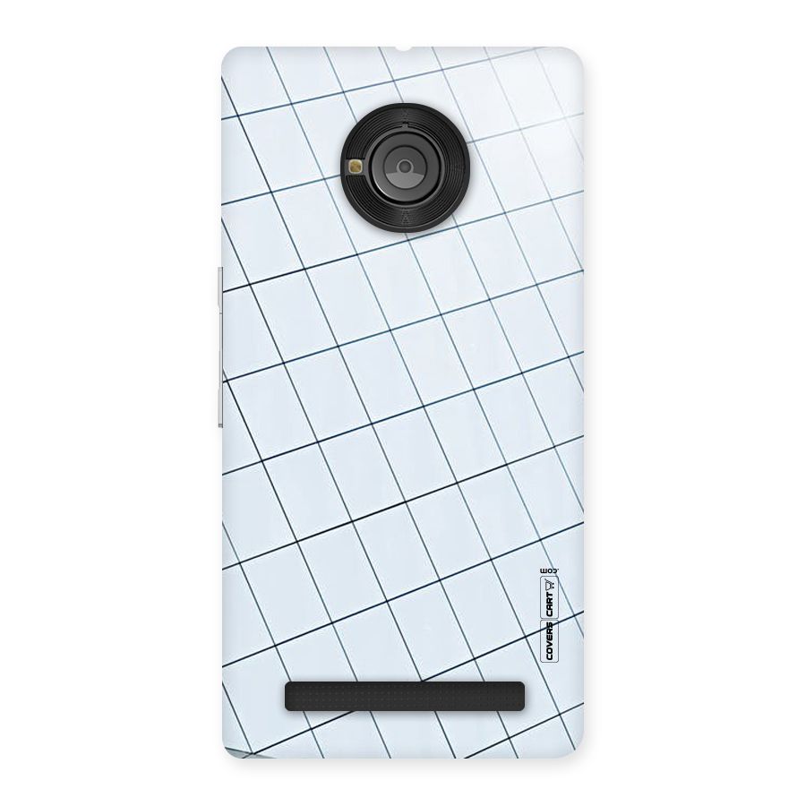 Glass Square Wall Back Case for Yu Yunique