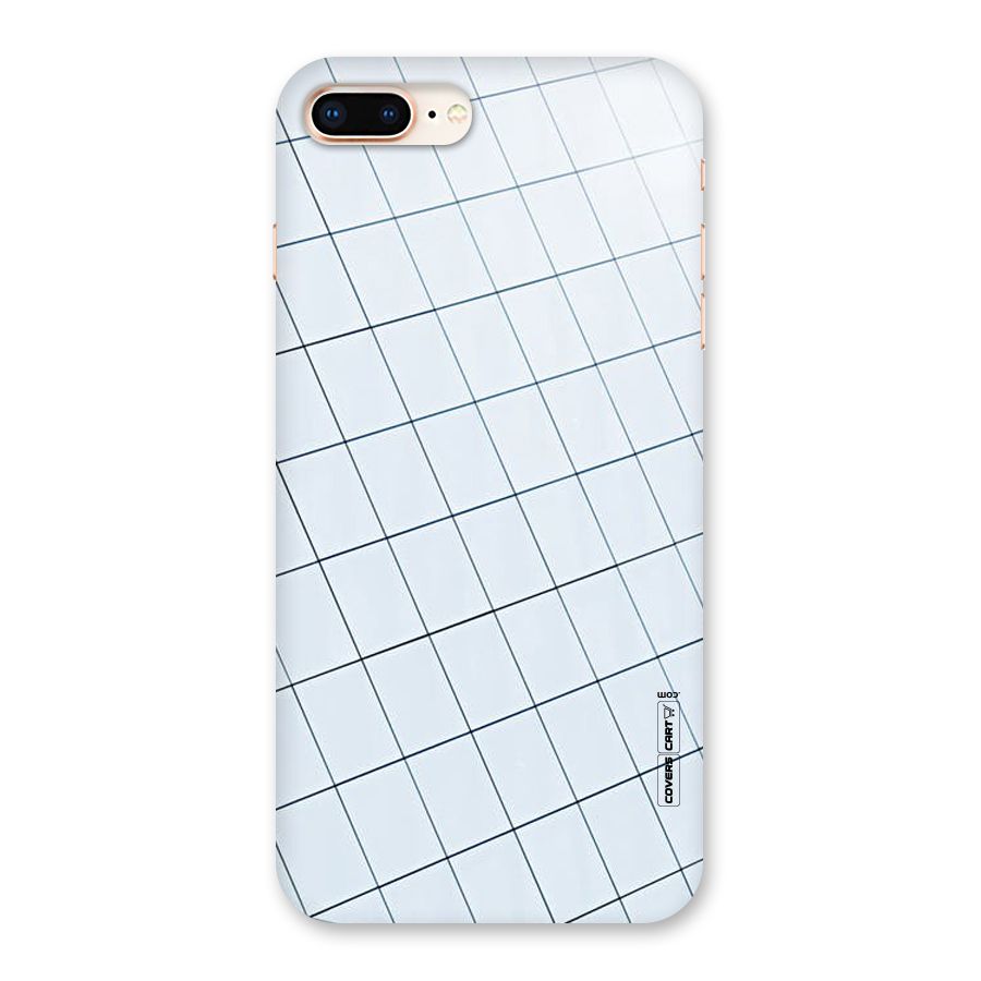 Glass Square Wall Back Case for iPhone 8 Plus