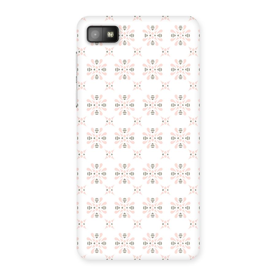 Pink Floral Pattern Back Case for Blackberry Z10