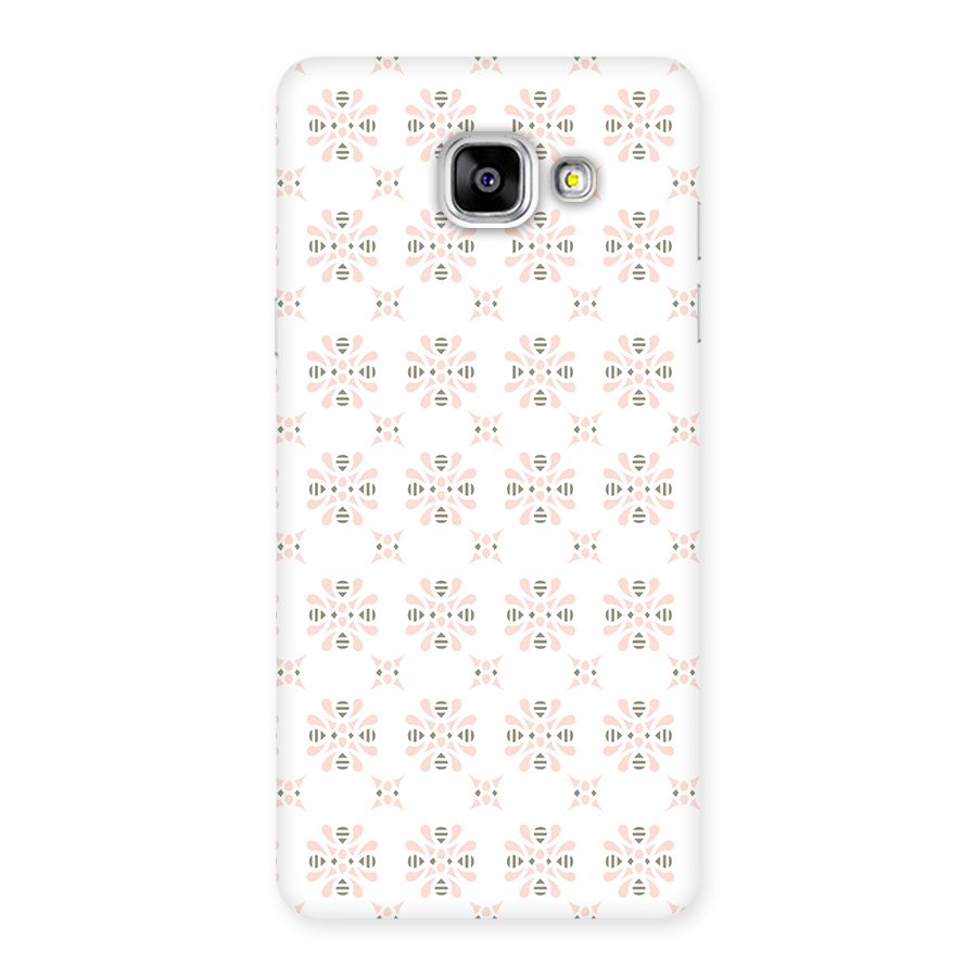 Pink Floral Pattern Back Case for Galaxy A5 2016