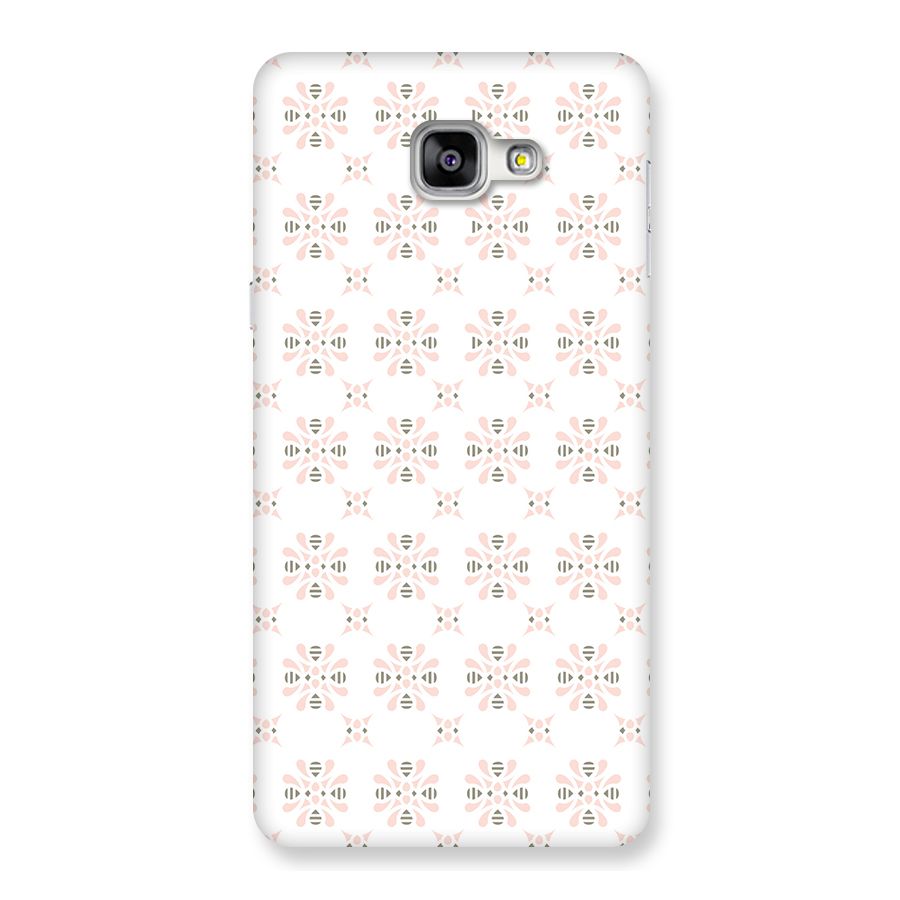 Pink Floral Pattern Back Case for Galaxy A9