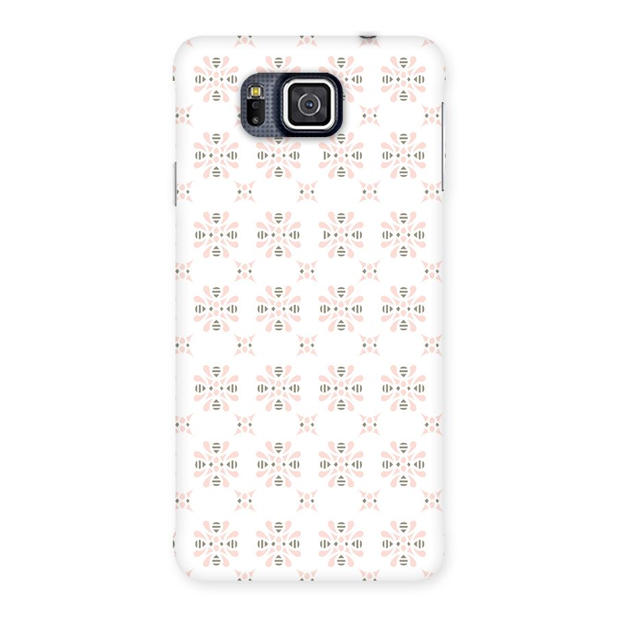 Pink Floral Pattern Back Case for Galaxy Alpha