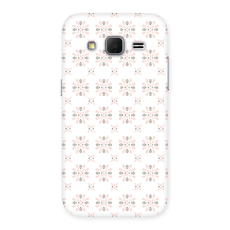 Pink Floral Pattern Back Case for Galaxy Core Prime
