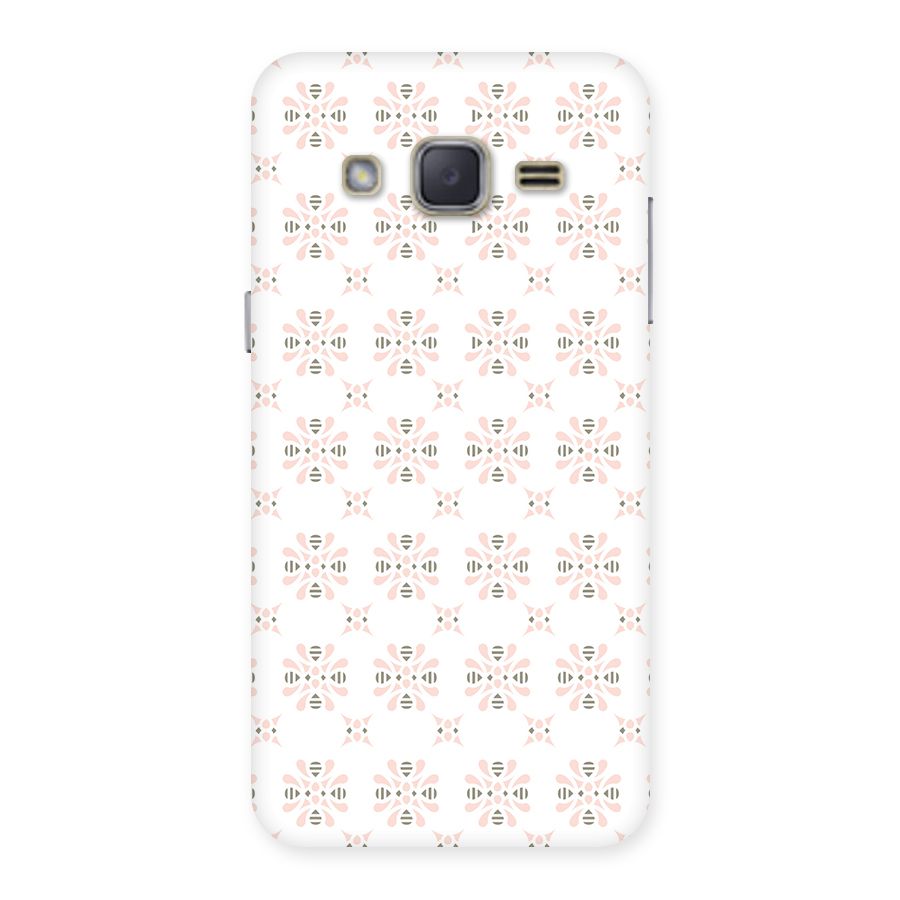 Pink Floral Pattern Back Case for Galaxy J2