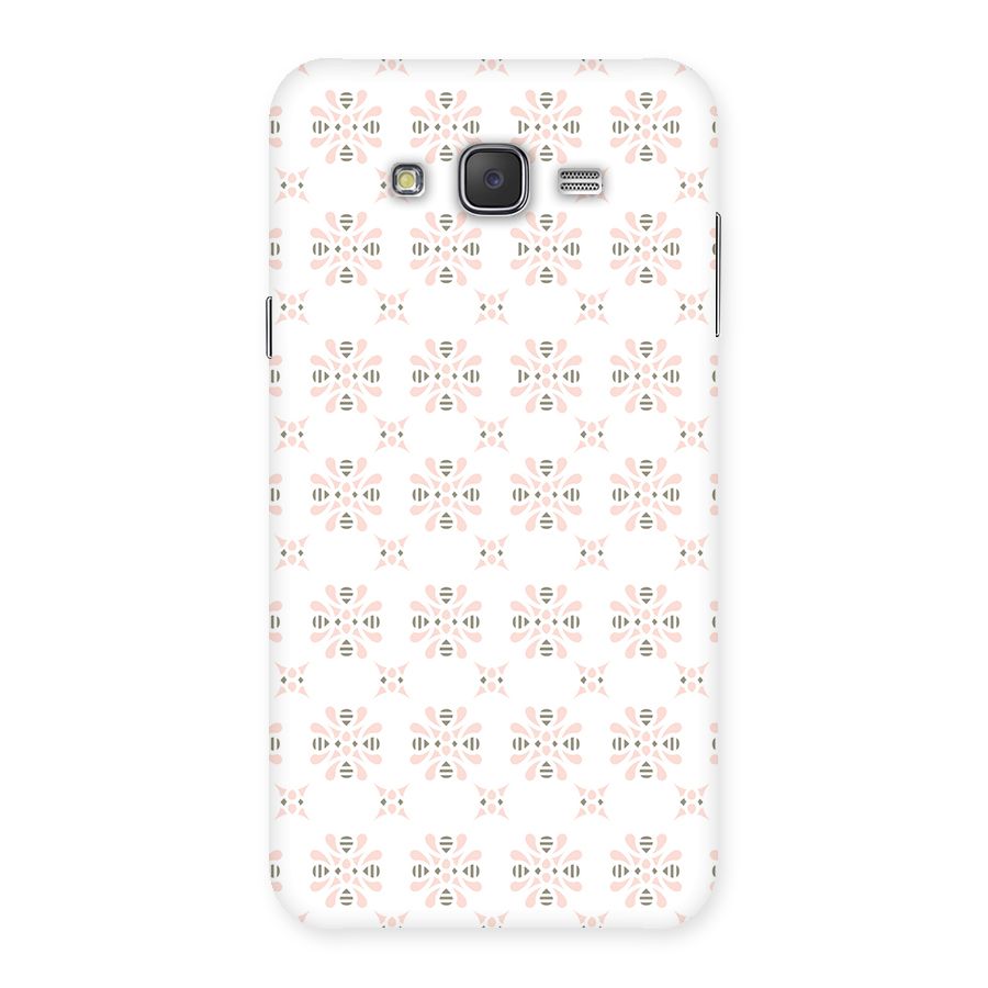Pink Floral Pattern Back Case for Galaxy J7