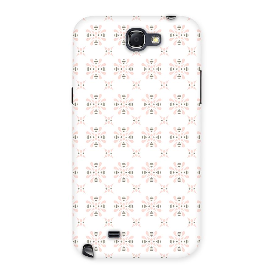 Pink Floral Pattern Back Case for Galaxy Note 2