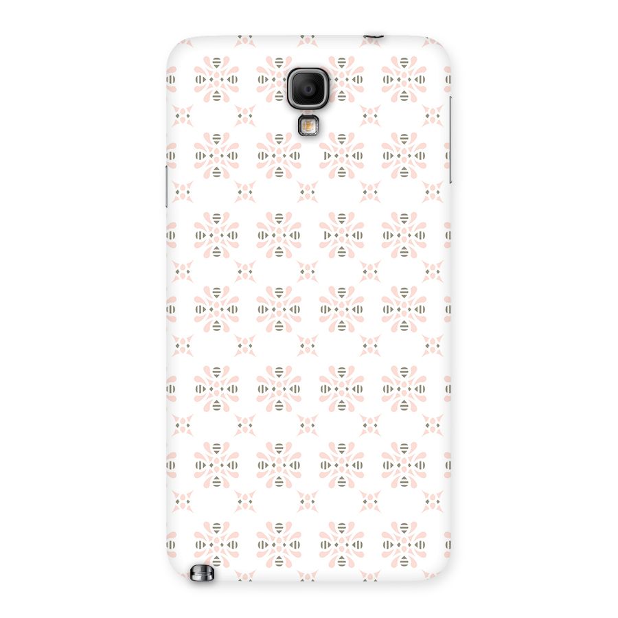 Pink Floral Pattern Back Case for Galaxy Note 3 Neo