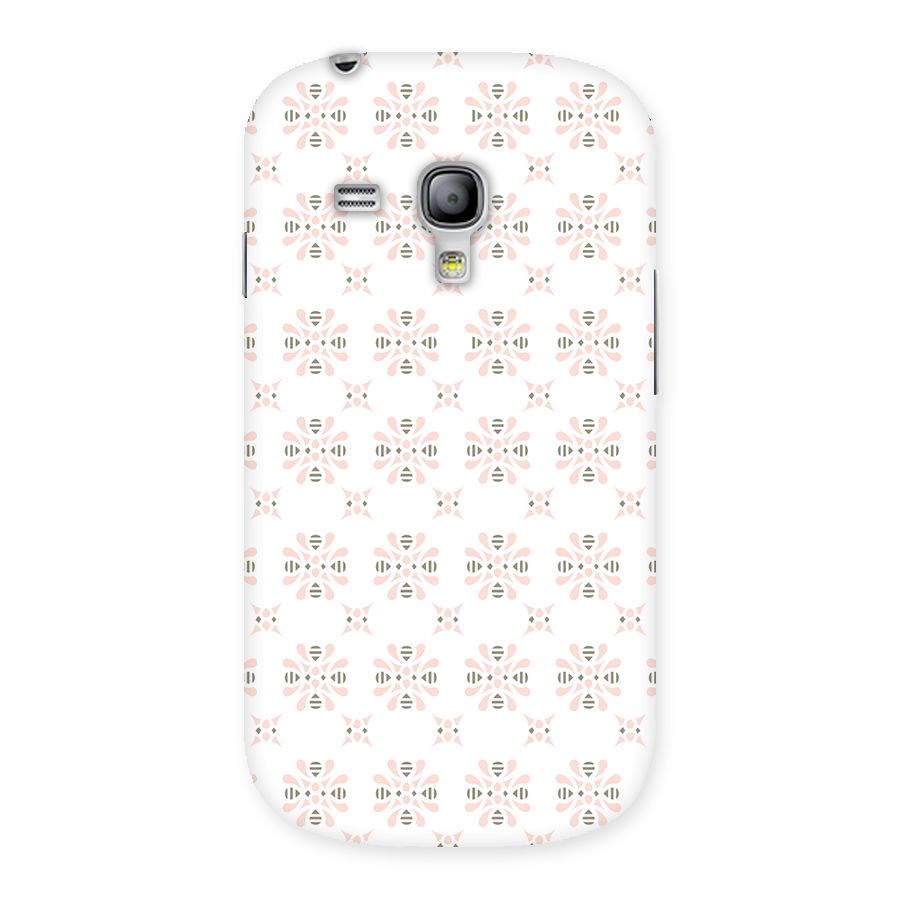 Pink Floral Pattern Back Case for Galaxy S3 Mini