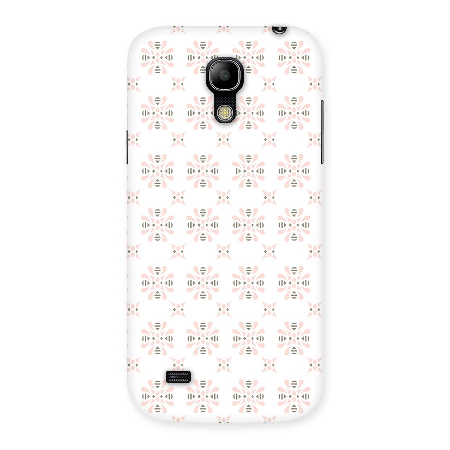 Pink Floral Pattern Back Case for Galaxy S4 Mini