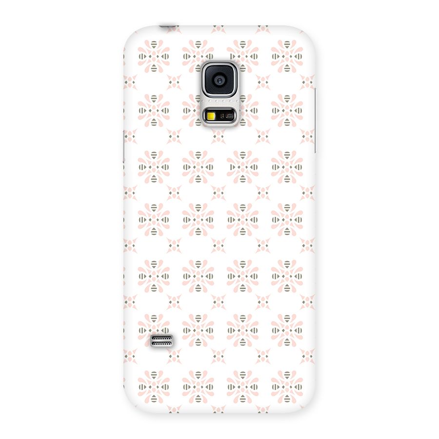 Pink Floral Pattern Back Case for Galaxy S5 Mini