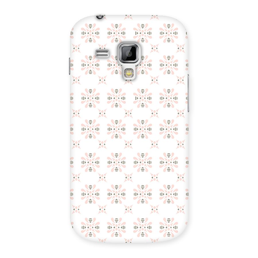 Pink Floral Pattern Back Case for Galaxy S Duos