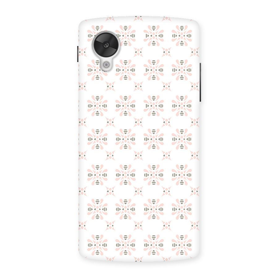Pink Floral Pattern Back Case for Google Nexsus 5