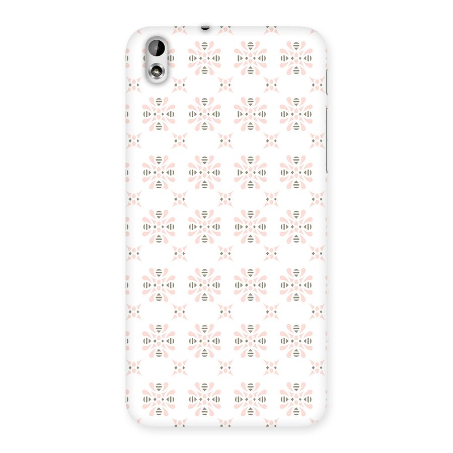 Pink Floral Pattern Back Case for HTC Desire 816g