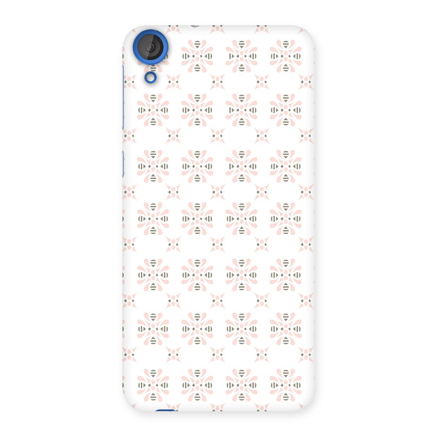 Pink Floral Pattern Back Case for HTC Desire 820