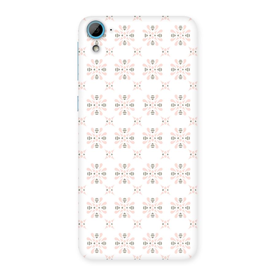 Pink Floral Pattern Back Case for HTC Desire 826