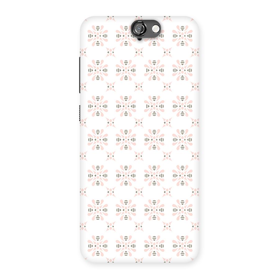Pink Floral Pattern Back Case for HTC One A9