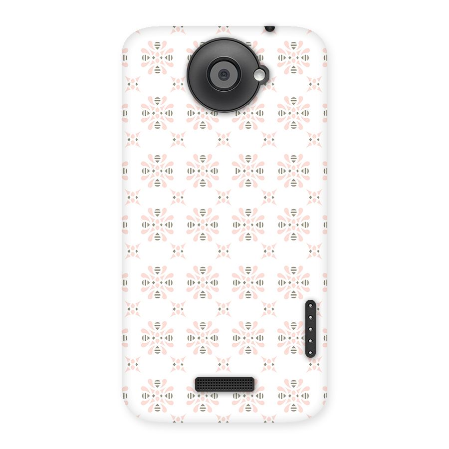 Pink Floral Pattern Back Case for HTC One X