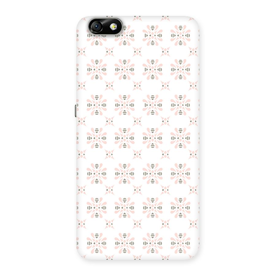 Pink Floral Pattern Back Case for Honor 4X