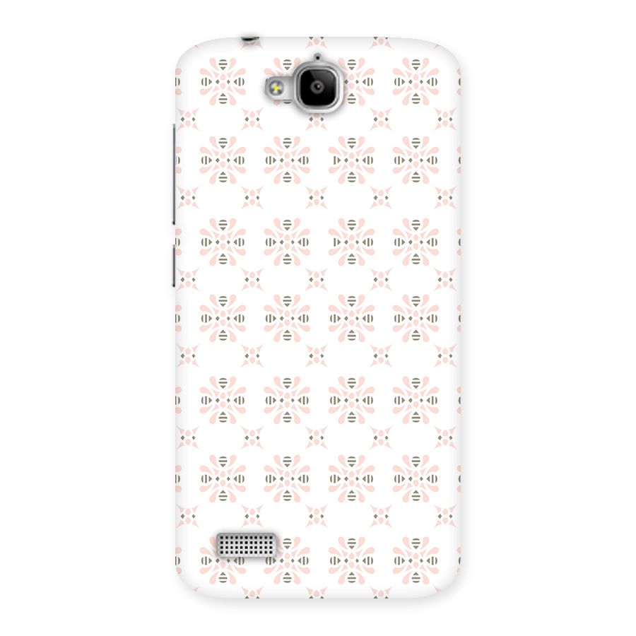 Pink Floral Pattern Back Case for Honor Holly