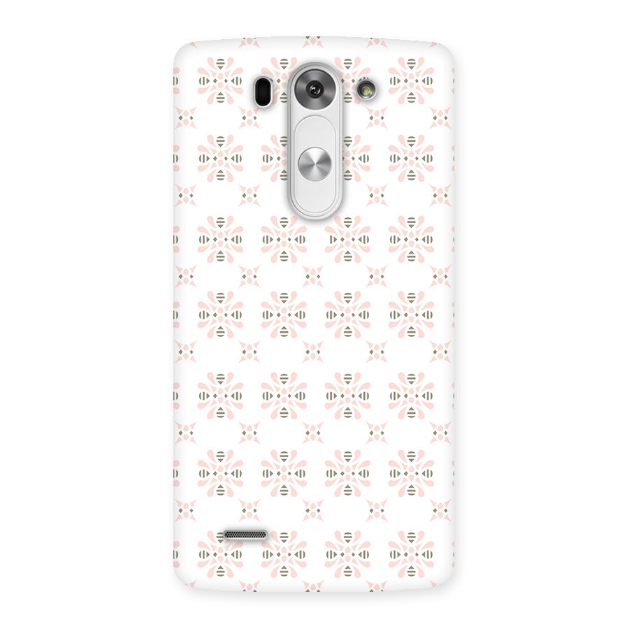 Pink Floral Pattern Back Case for LG G3 Mini
