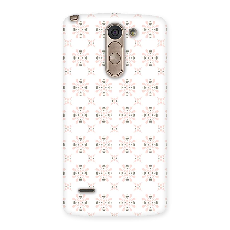 Pink Floral Pattern Back Case for LG G3 Stylus
