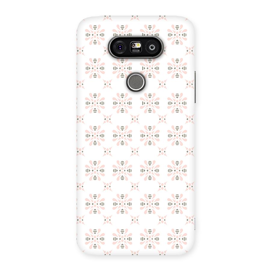 Pink Floral Pattern Back Case for LG G5