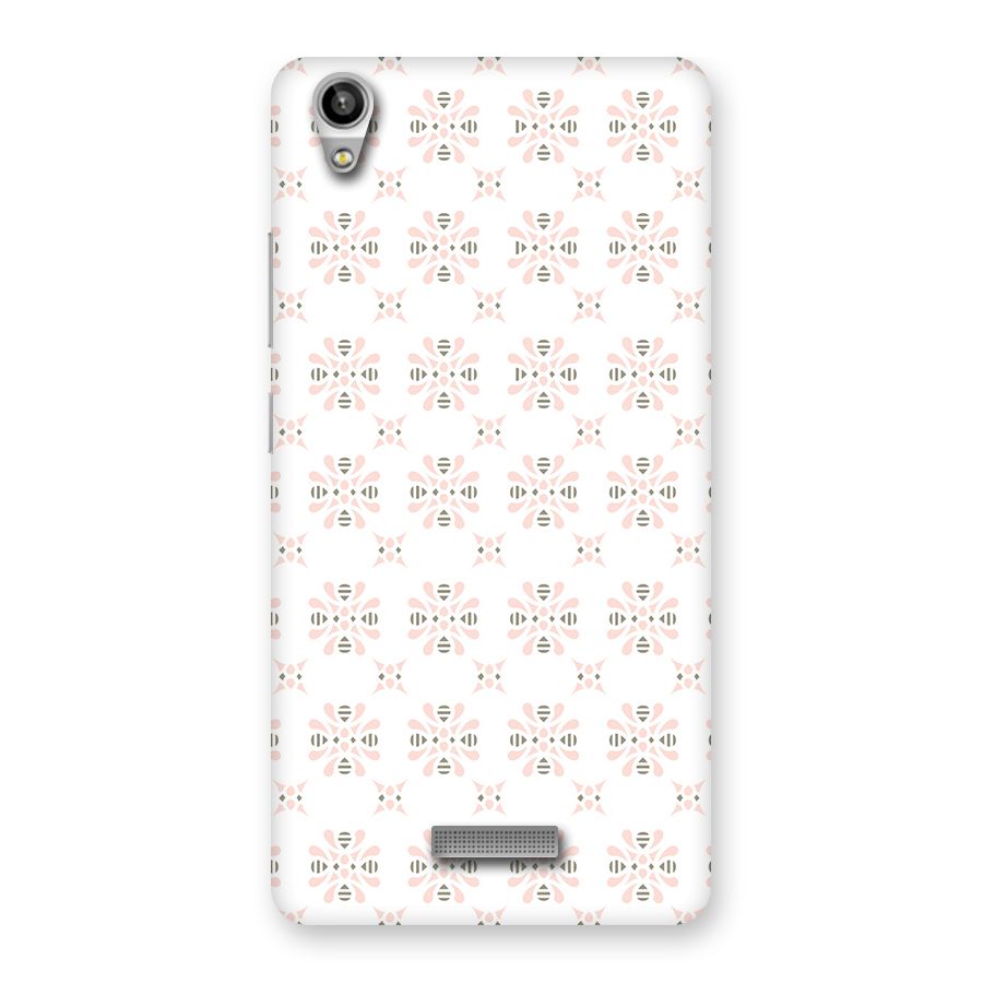 Pink Floral Pattern Back Case for Lava-Pixel-V1
