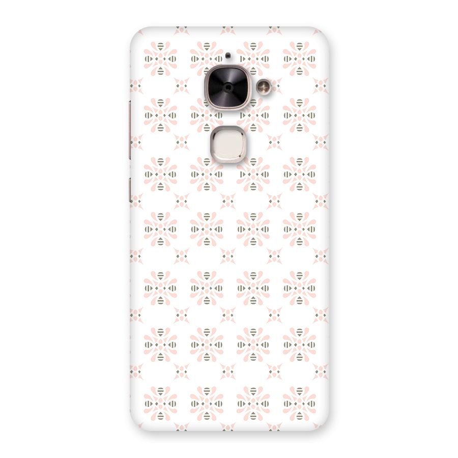 Pink Floral Pattern Back Case for Le 2